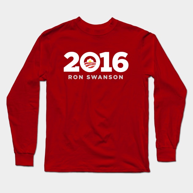 Swanson 2016 Long Sleeve T-Shirt by LavaLamp